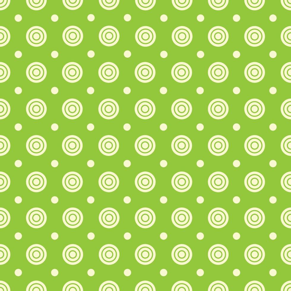 Repeat circle on green background. vector