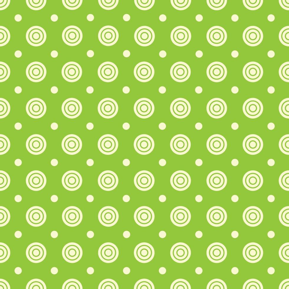 Repeat circle on green background. vector