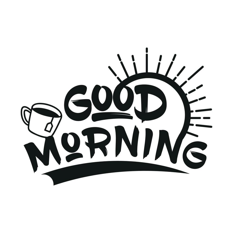 Hand Draw Sketch Vector Script Leterring, Good Morning, isolated on white  Stock Vector Image & Art - Alamy