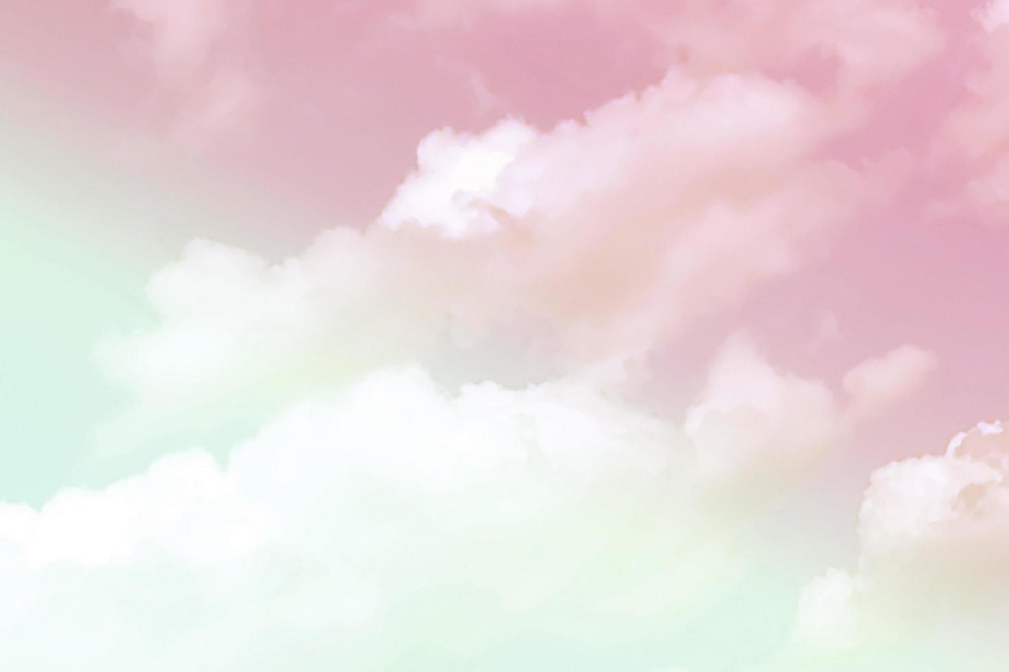 Sky and clouds. Background of pastel pattern texture. Artificial image for background work. photo