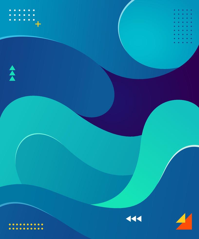 Colorful Fluid Background vector