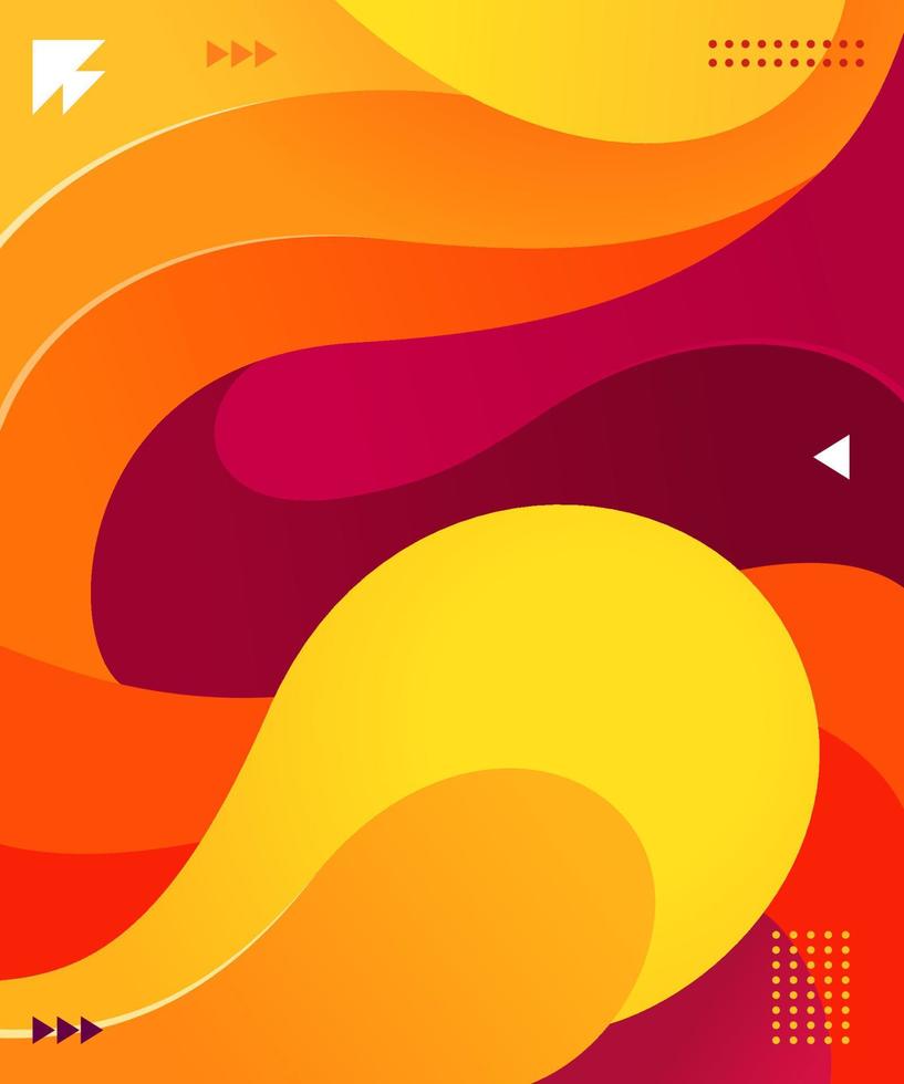 Colorful Fluid Background vector