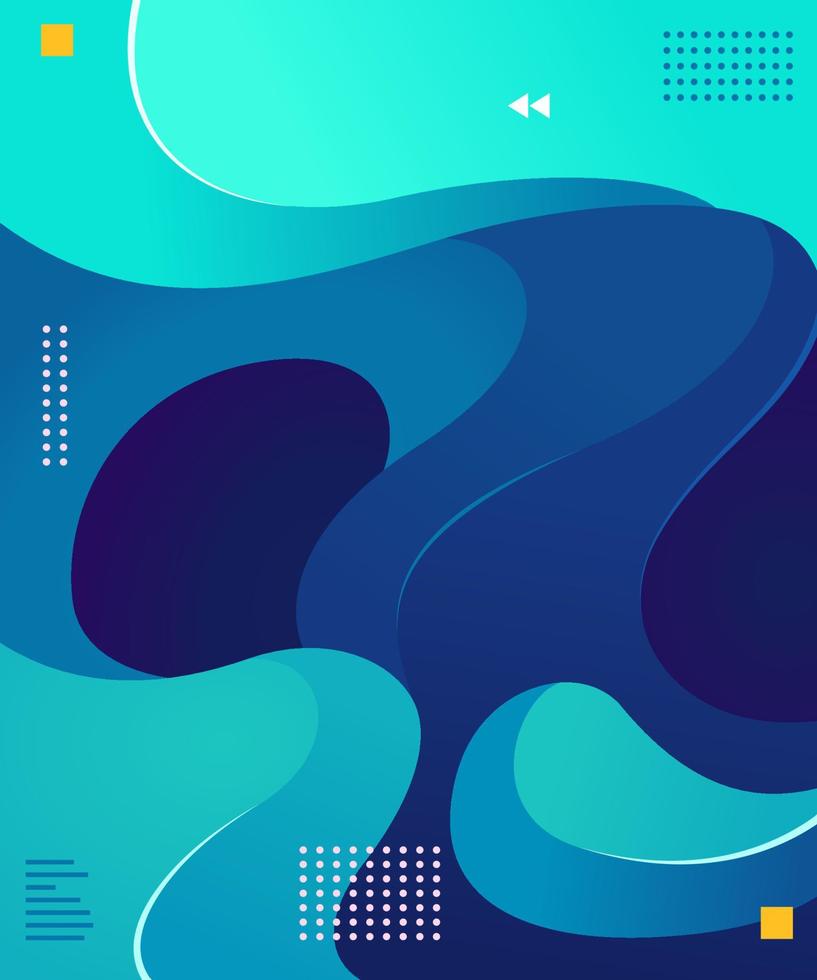 Colorful Fluid Background vector