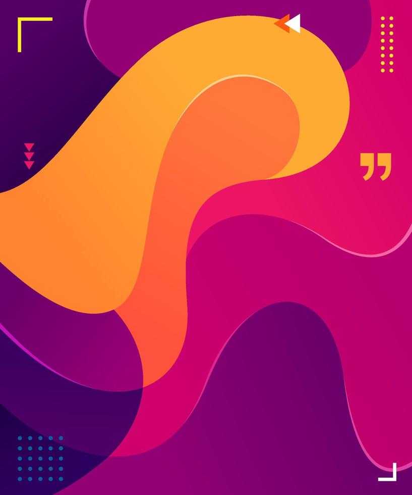 Colorful Fluid Background vector