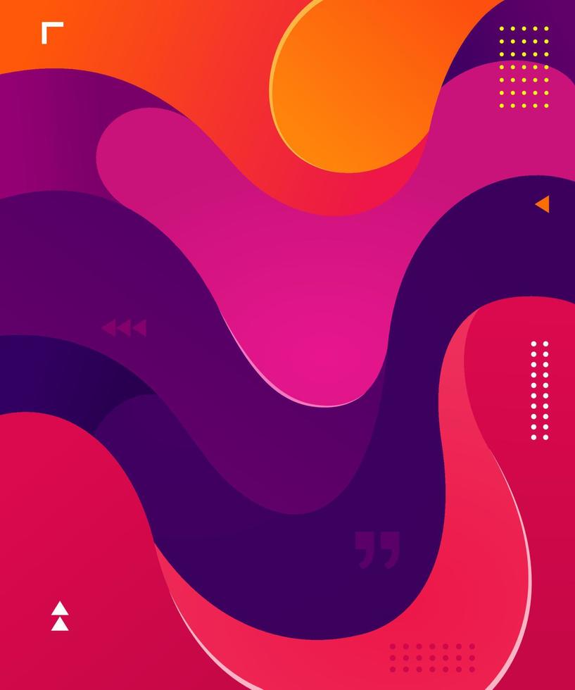 Colorful Fluid Background vector