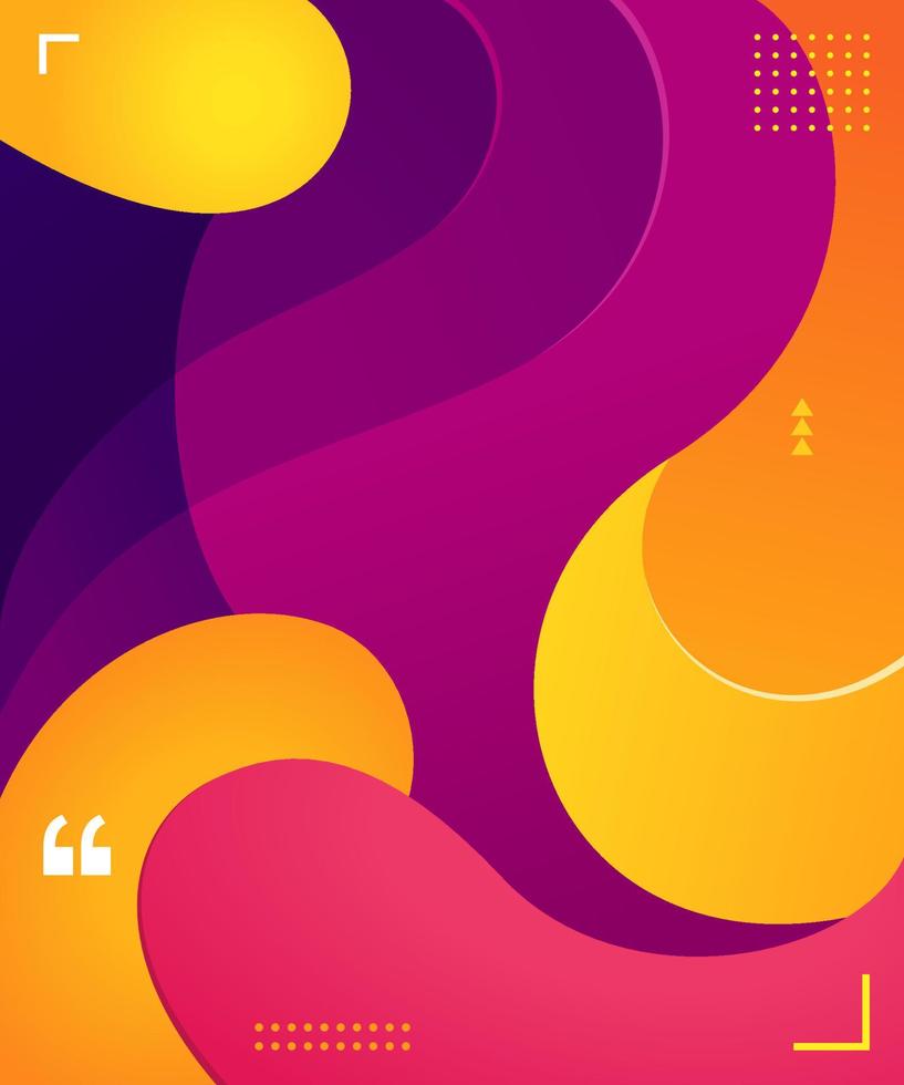 Colorful Fluid Background vector