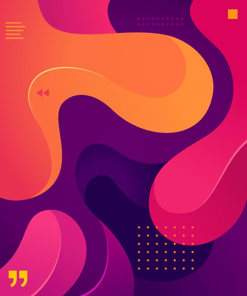 Colorful Fluid Background vector