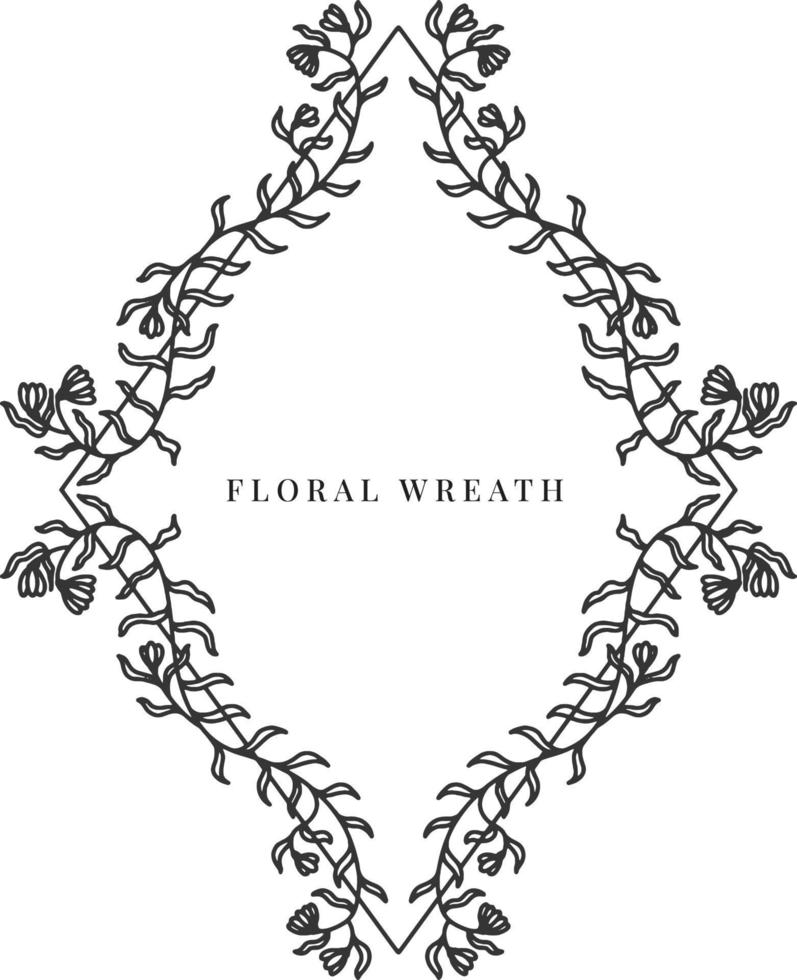 Hand drawn botanical elements vector