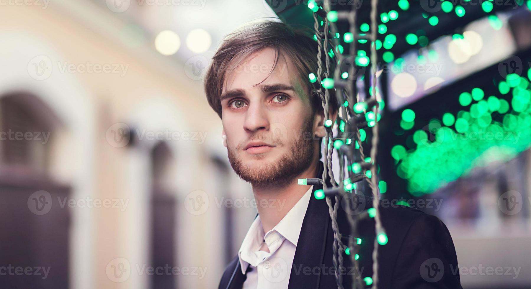 Portrait of handsome businessman photo