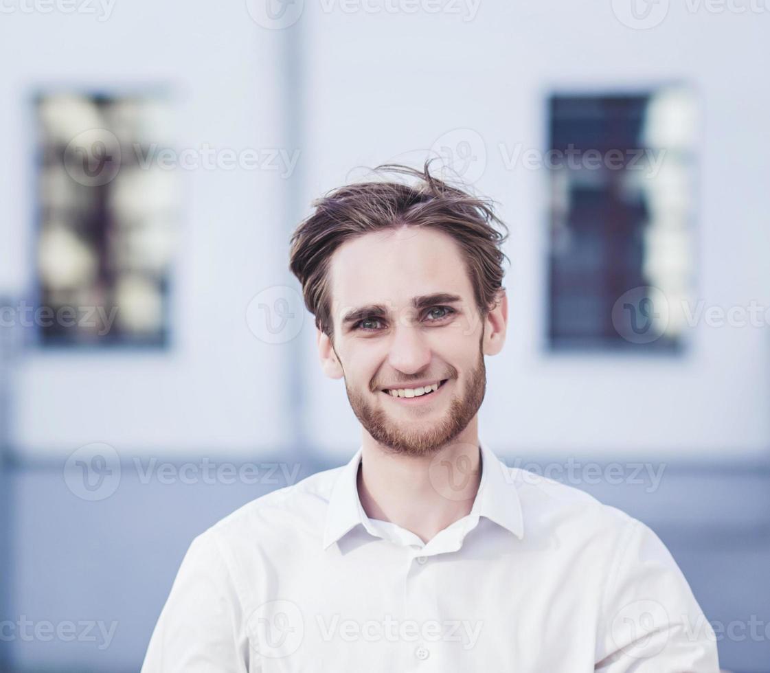 smiling young man photo