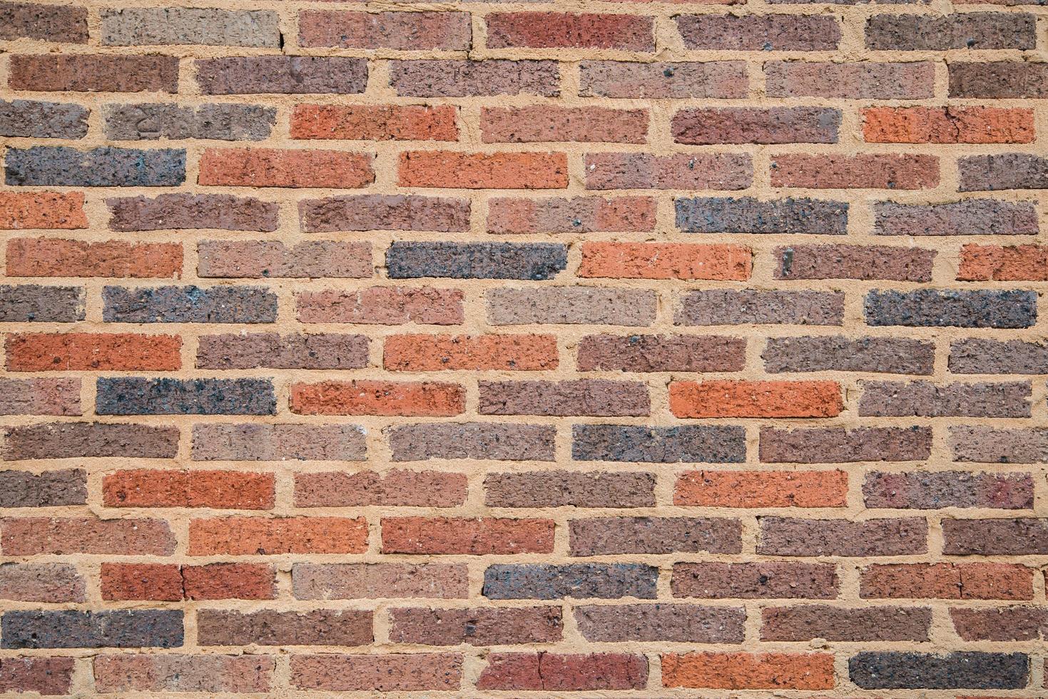 The textured and the pattern of Brick wall background. photo