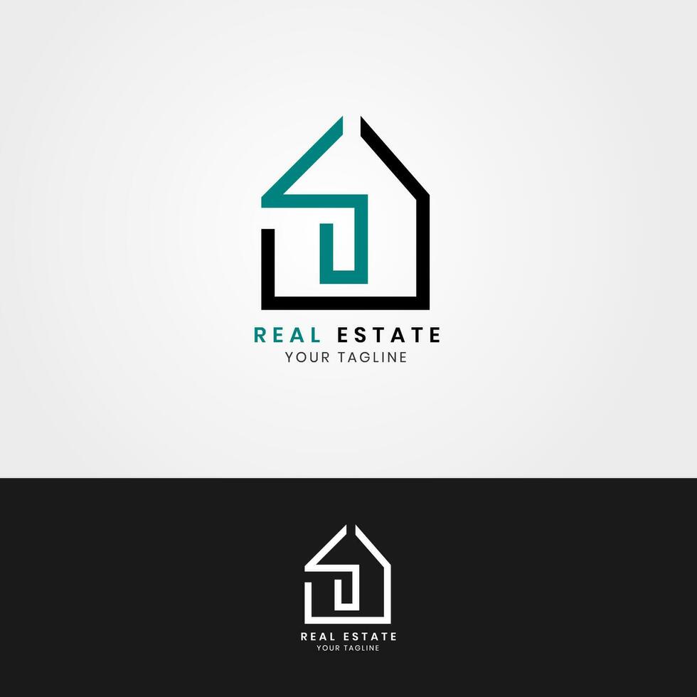 Illustration graphic vector of House logo - Real estate building concept. Perfect for contractor, sell, rent and buy home, agent, etc