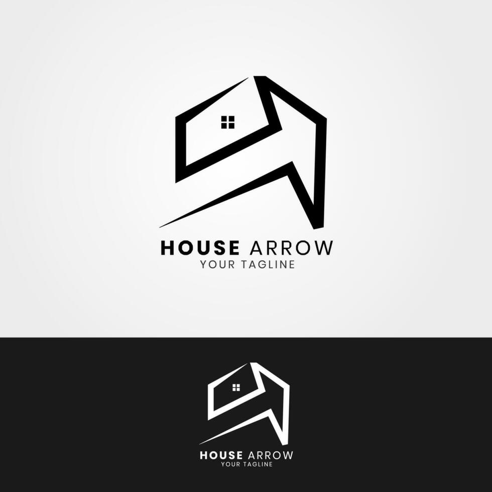 Illustration graphic vector of House logo - Real estate building concept. Perfect for contractor, sell, rent and buy home, agent, etc