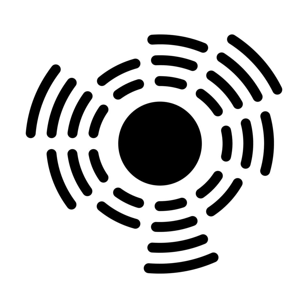 circular equalizer glyph icon vector illustration sign