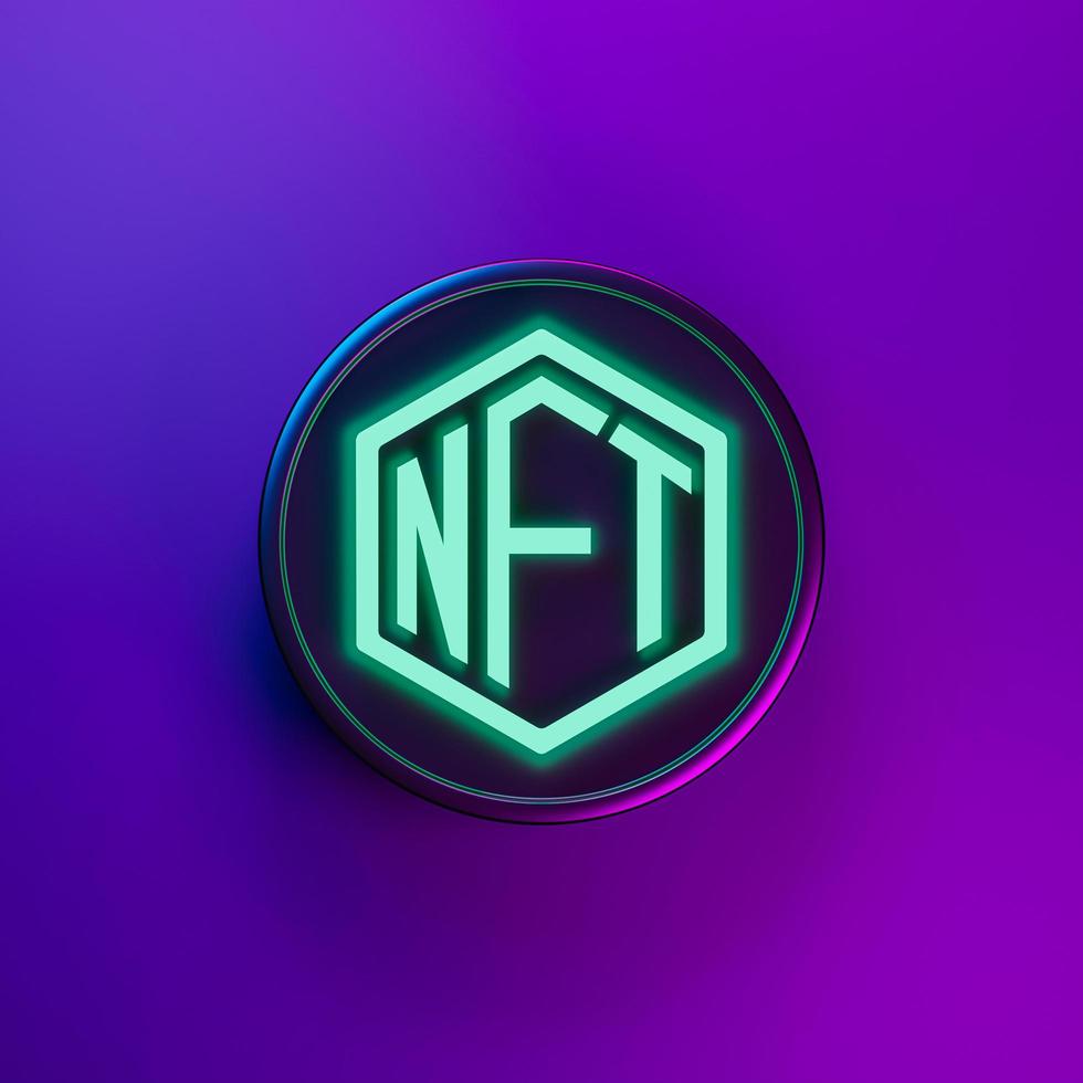 NFT badge illustration photo