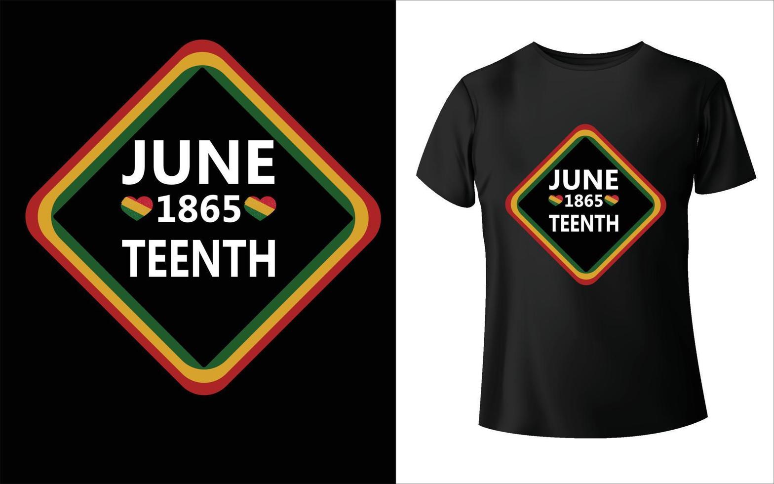 Juneteenth day T shirt design, juneteenth1865  t shirt design today on juneteenth the day we celebrate t-shirt vector