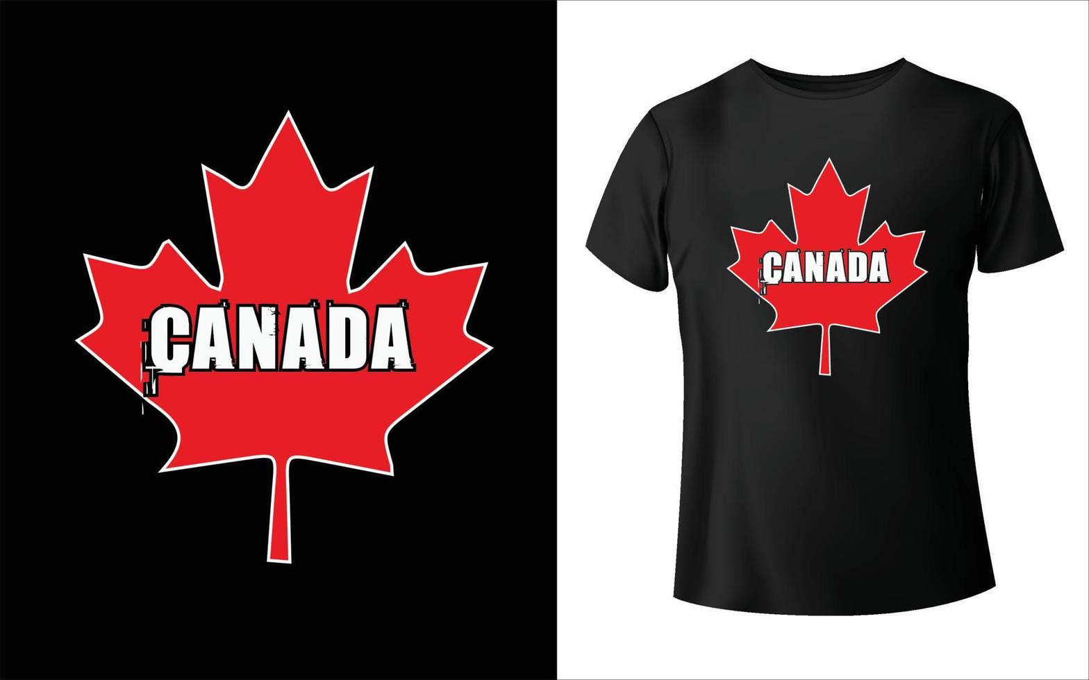 feliz día de canadá diseño de camiseta amante de canadá camiseta amor canadá diseño de camiseta vector