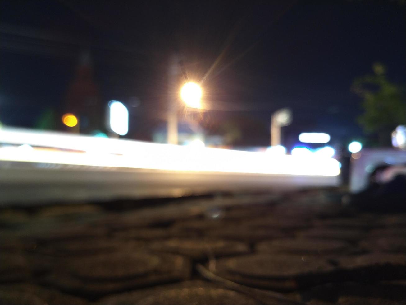 low shutter speed effect photo