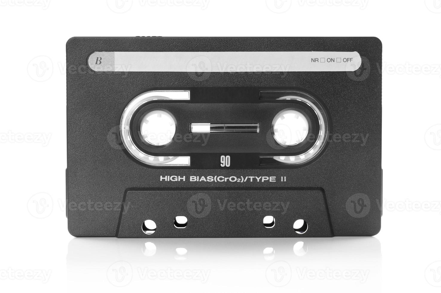 old-fashioned music cassette photo
