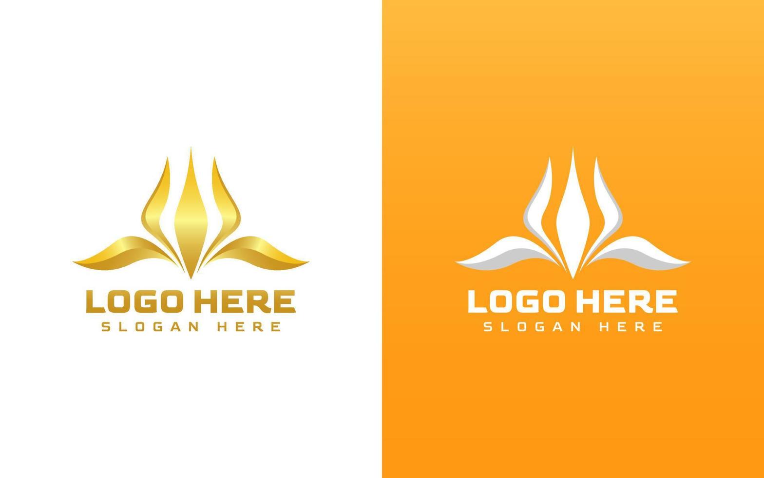 logotipo de belleza simple para su empresa vector