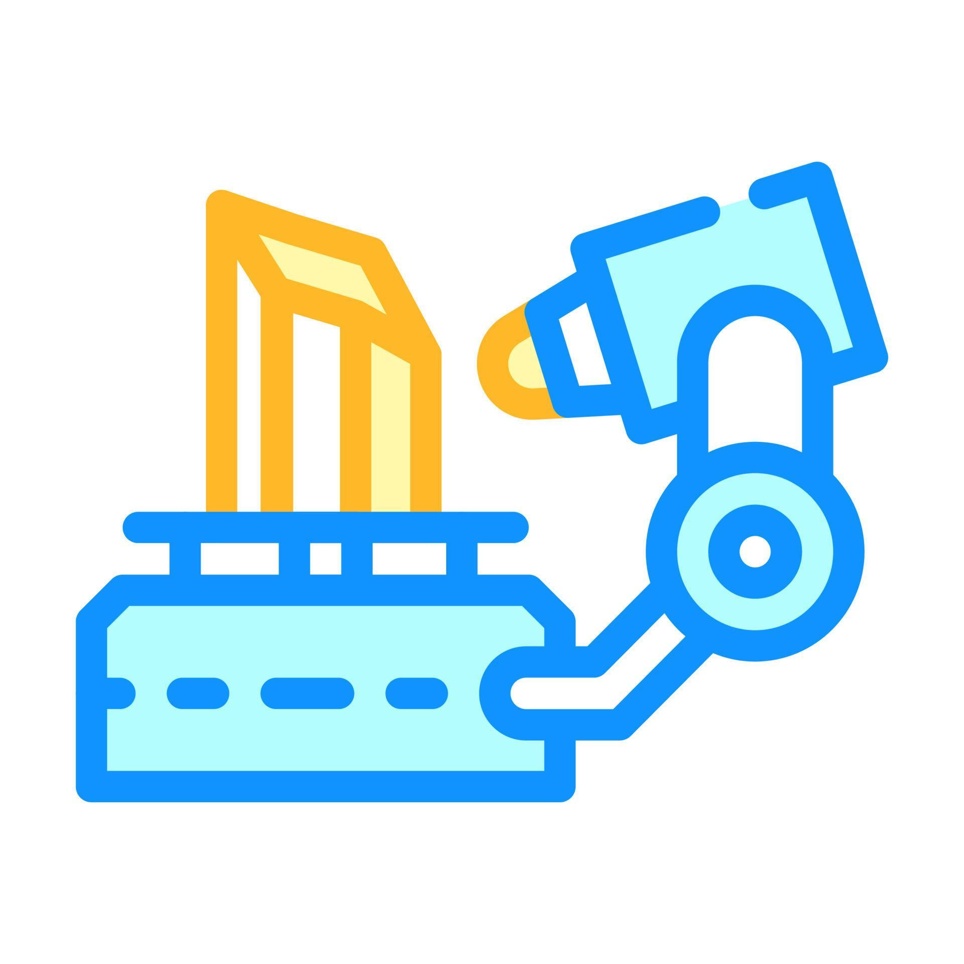 3d scanner color icon vector illustration color 7978716 Vector Art at