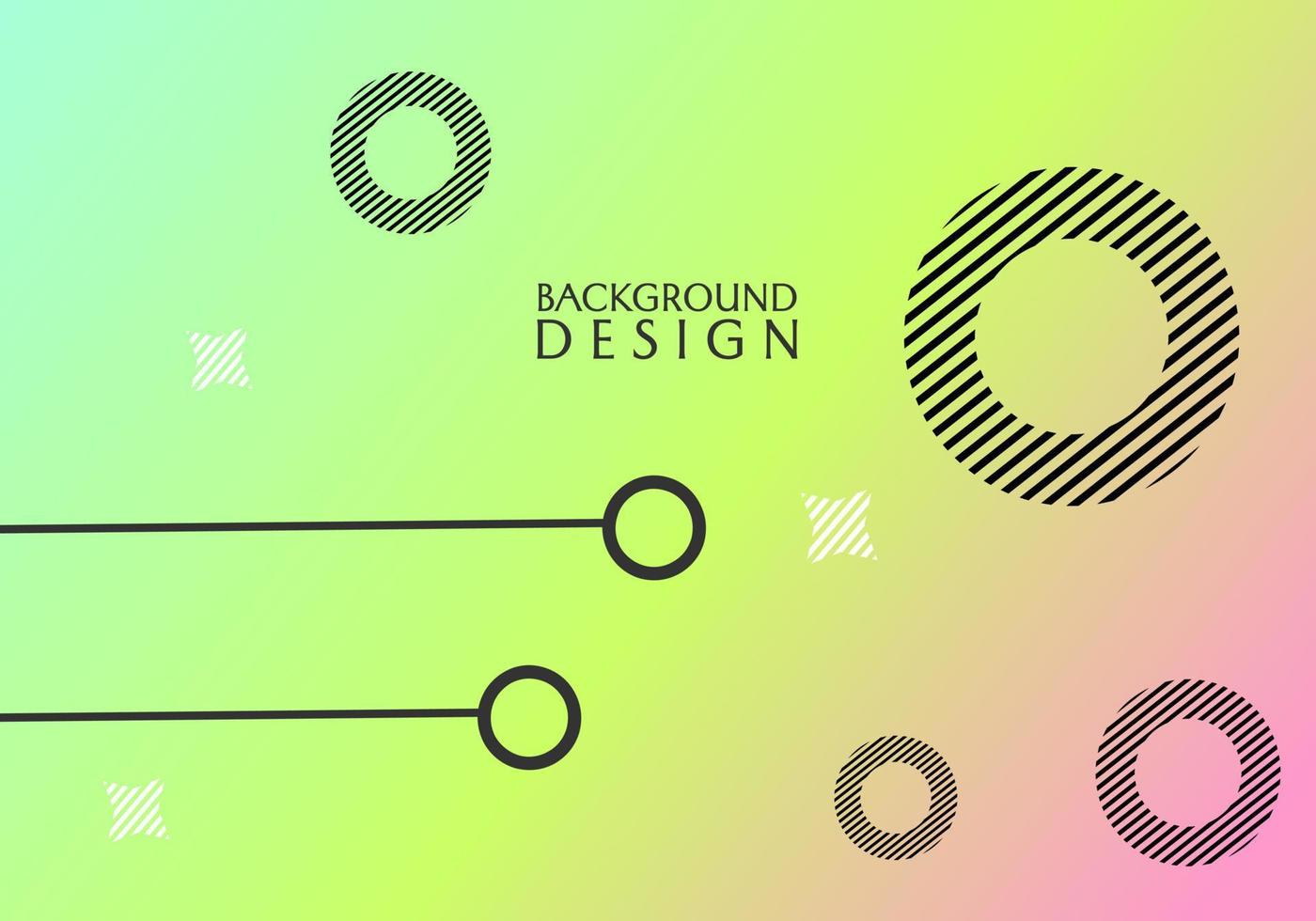 green color gradient background with abstract geometric elements. design for wallpaper, banner, website vector