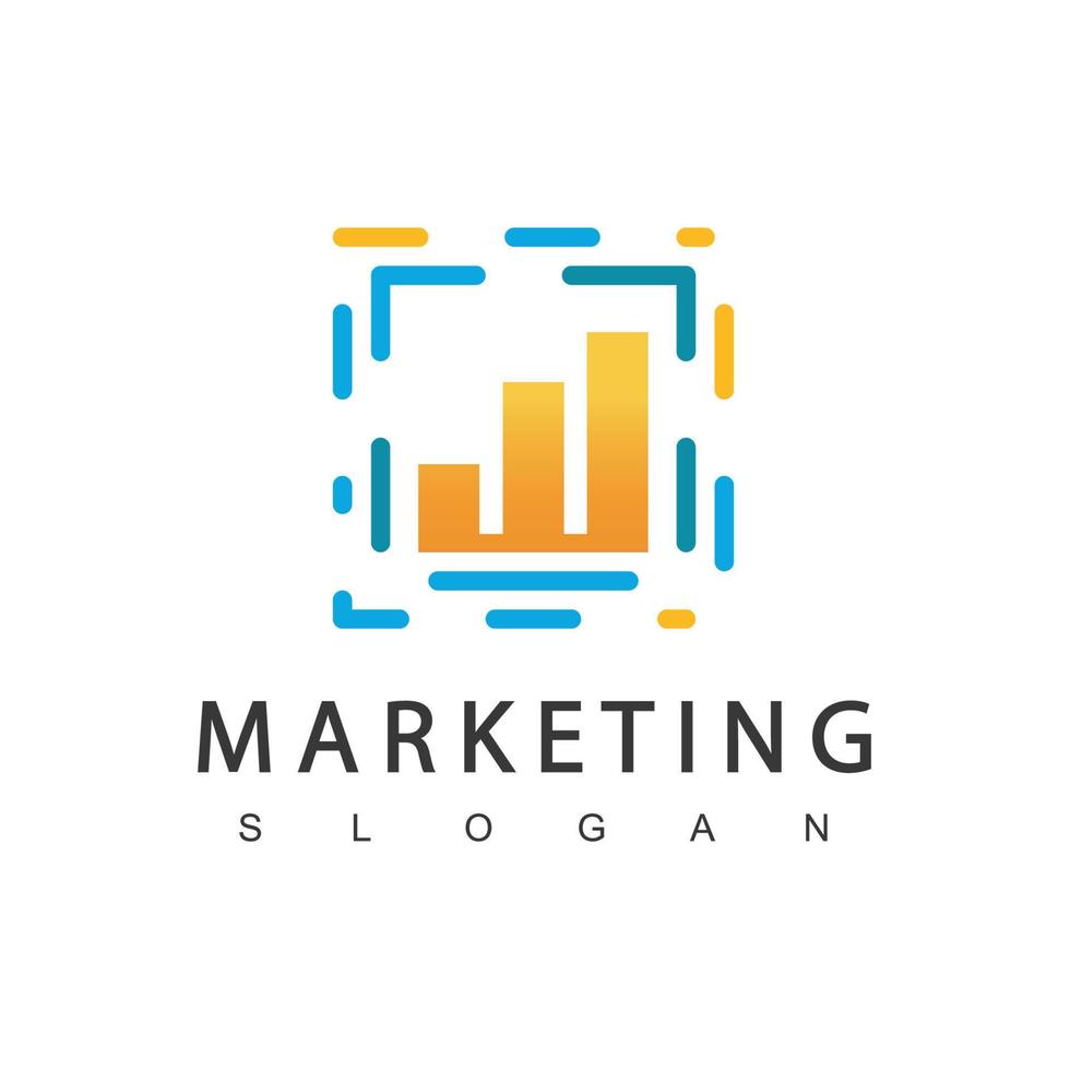 Digital Marketing Logo Design Template vector