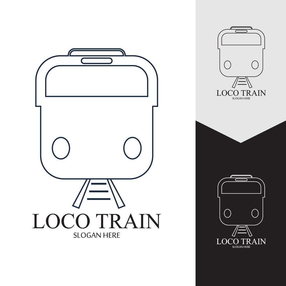 fondo de vector de icono de tren