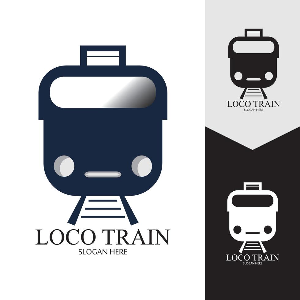 Train icon vector background