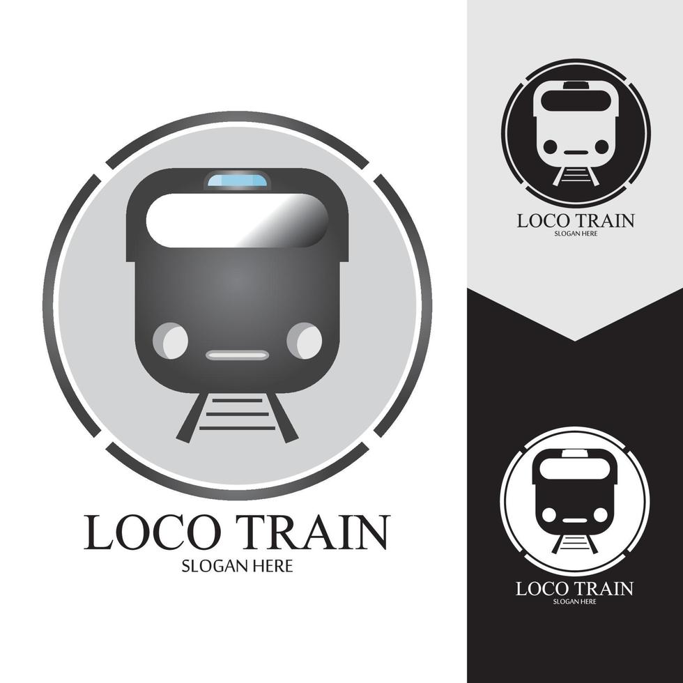 Train icon vector background