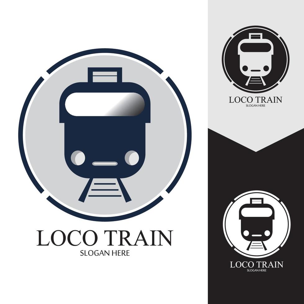 Train icon vector background