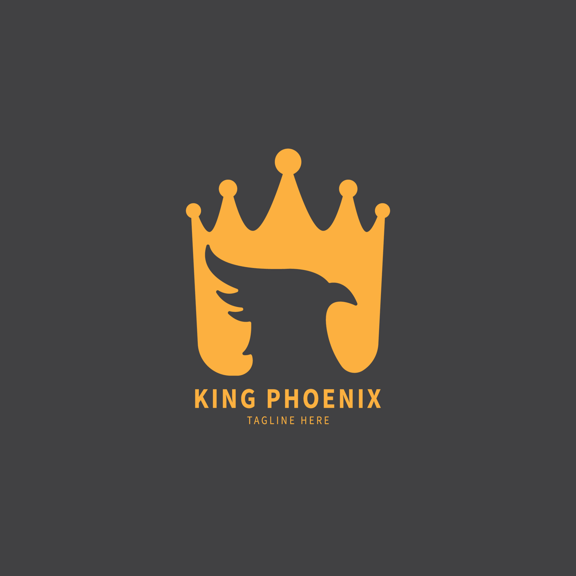 Eagle with crown Logo Template 7980580 Vector Art at Vecteezy