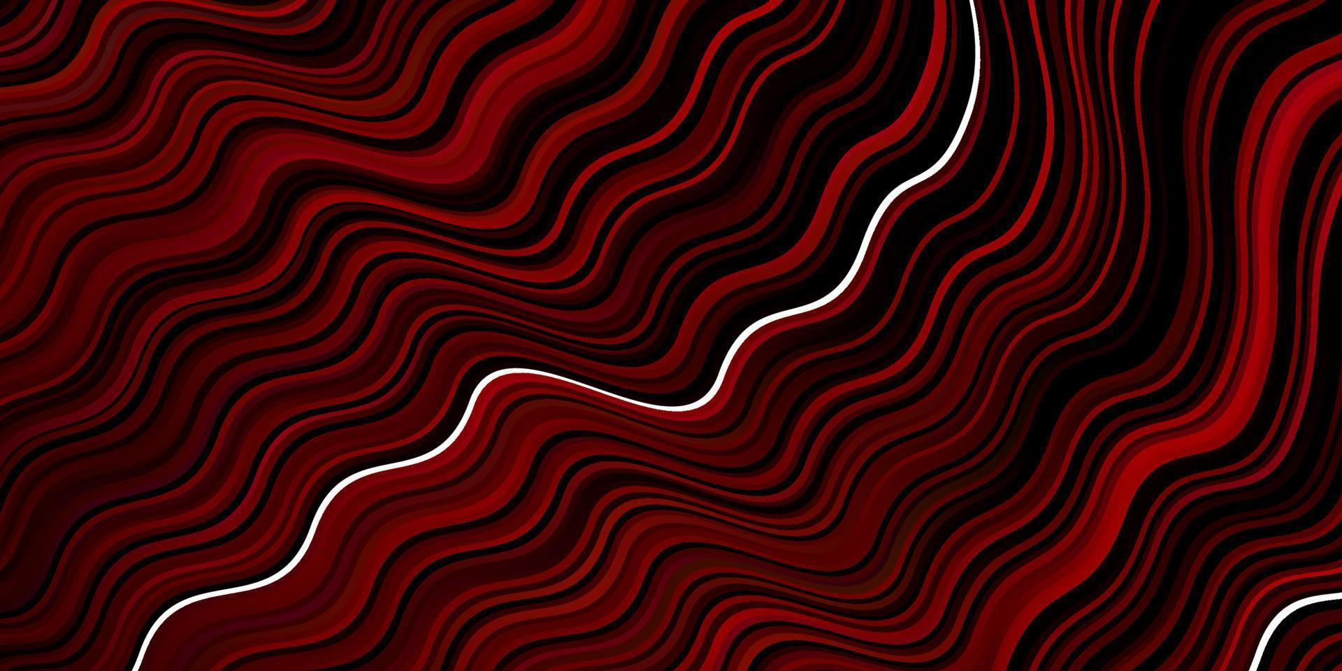 Dark Red vector background with lines.