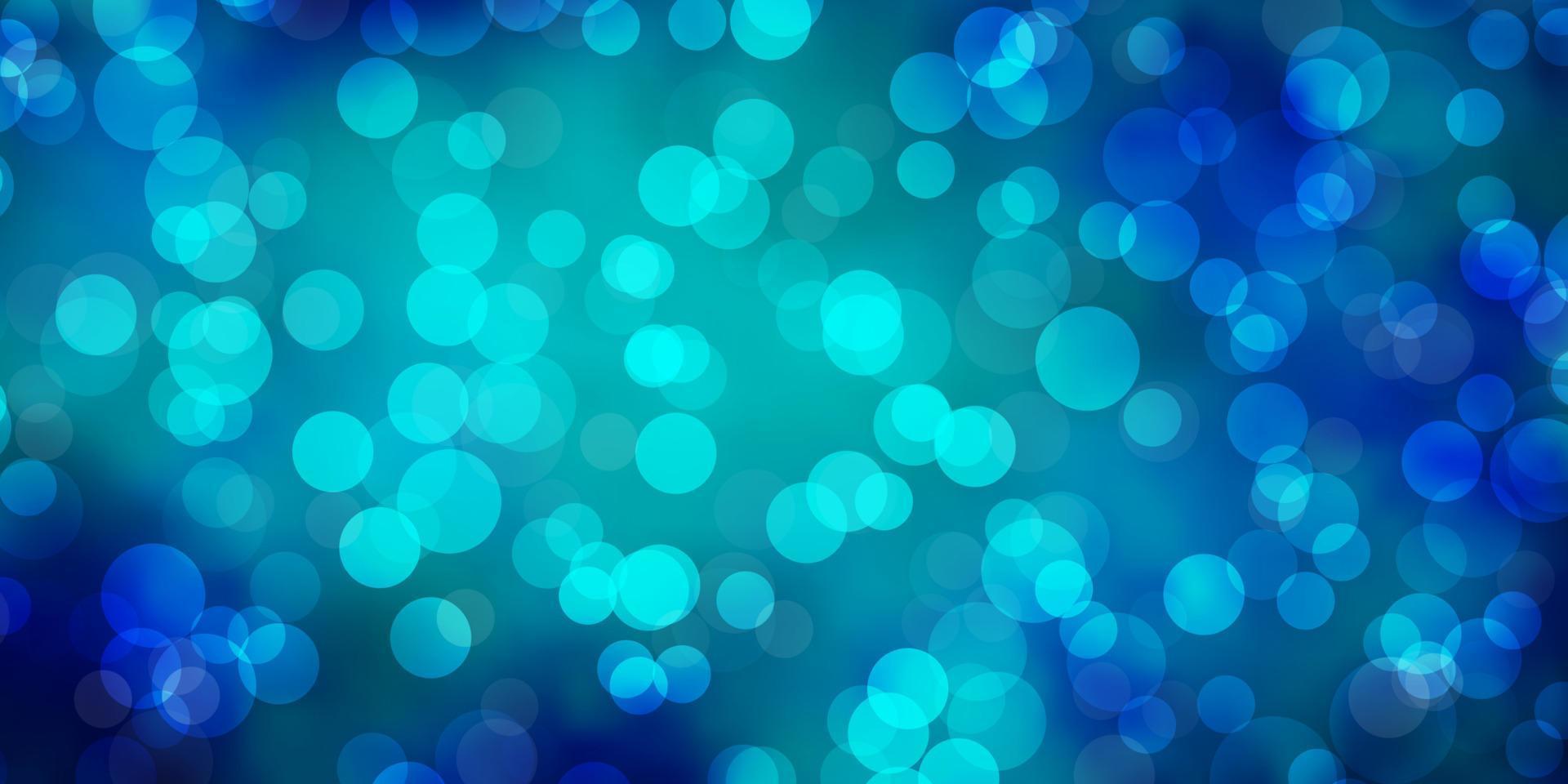 Dark BLUE vector background with spots.