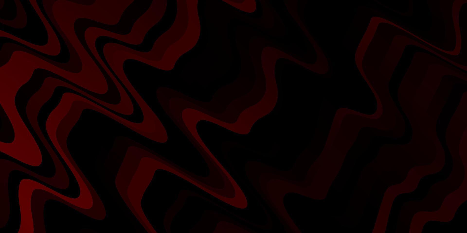 Dark Purple vector background with curved lines.