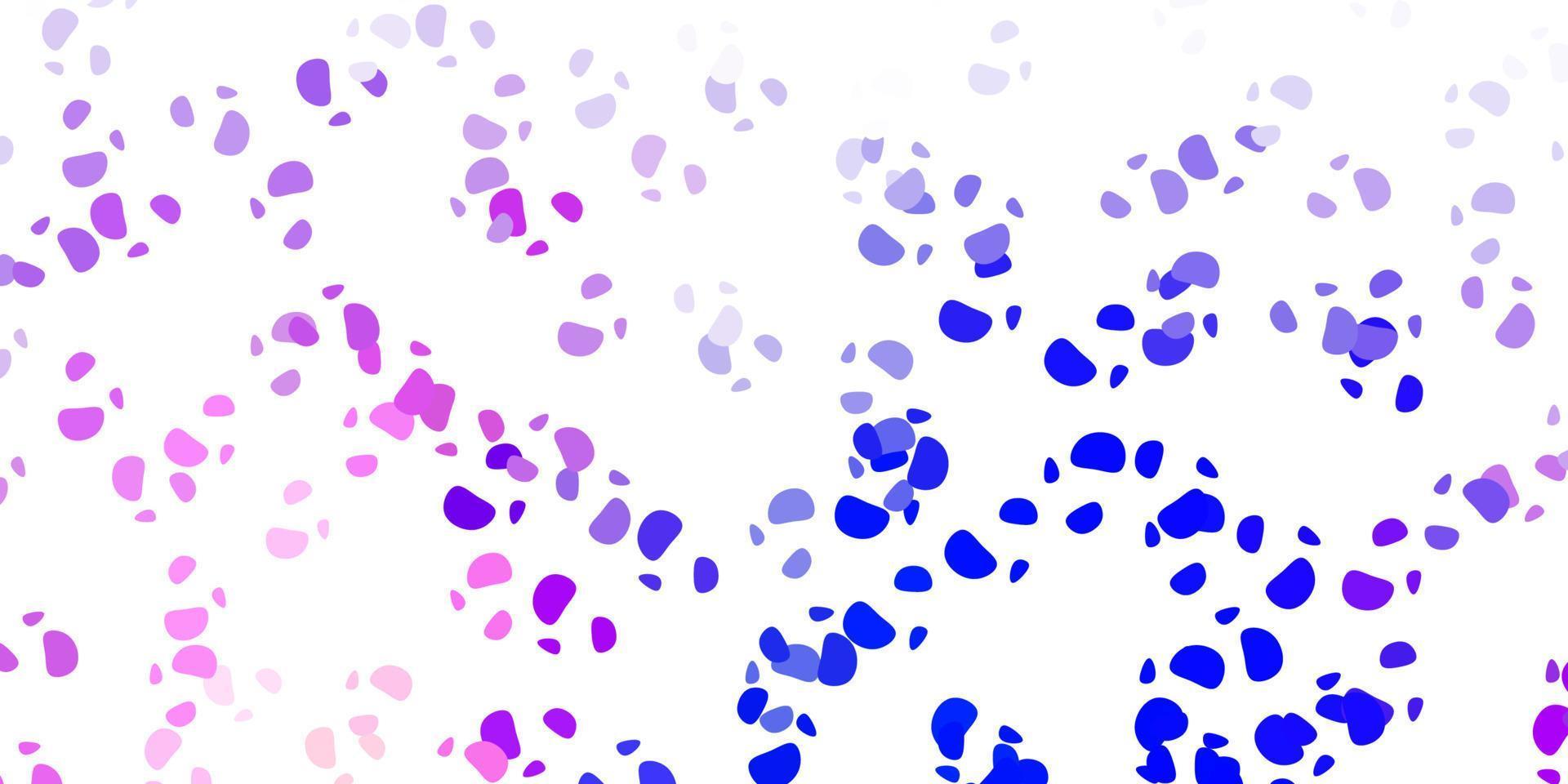 Light blue, yellow vector backdrop with chaotic shapes.