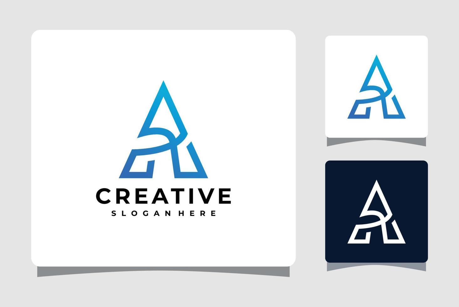 Letter A Logo Template Design Inspiration vector