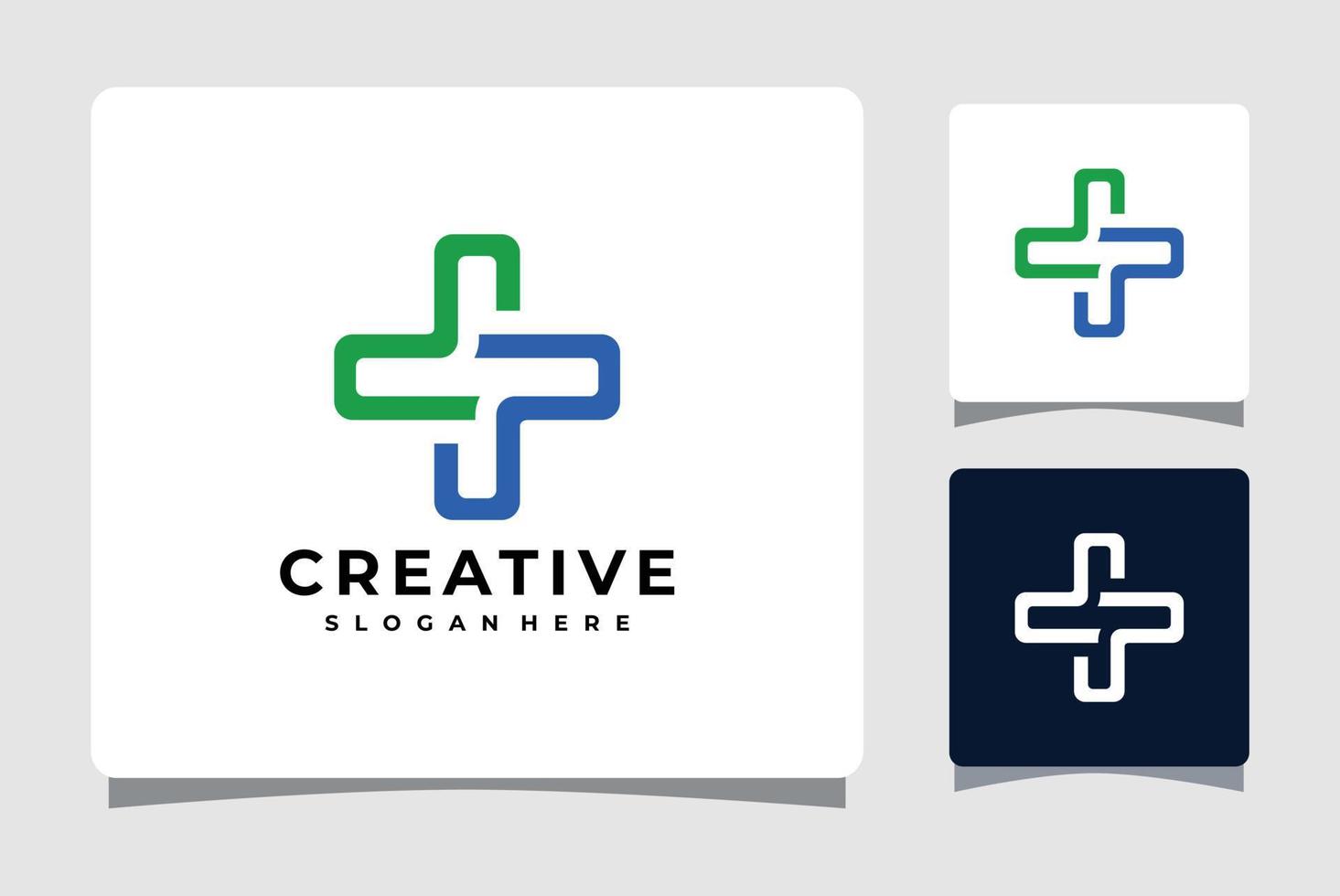 Medical Cross Logo Template Design Inspiration vector