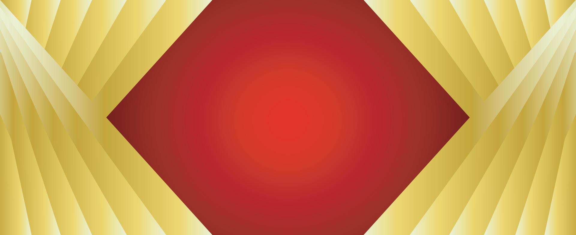 Golden red background vector