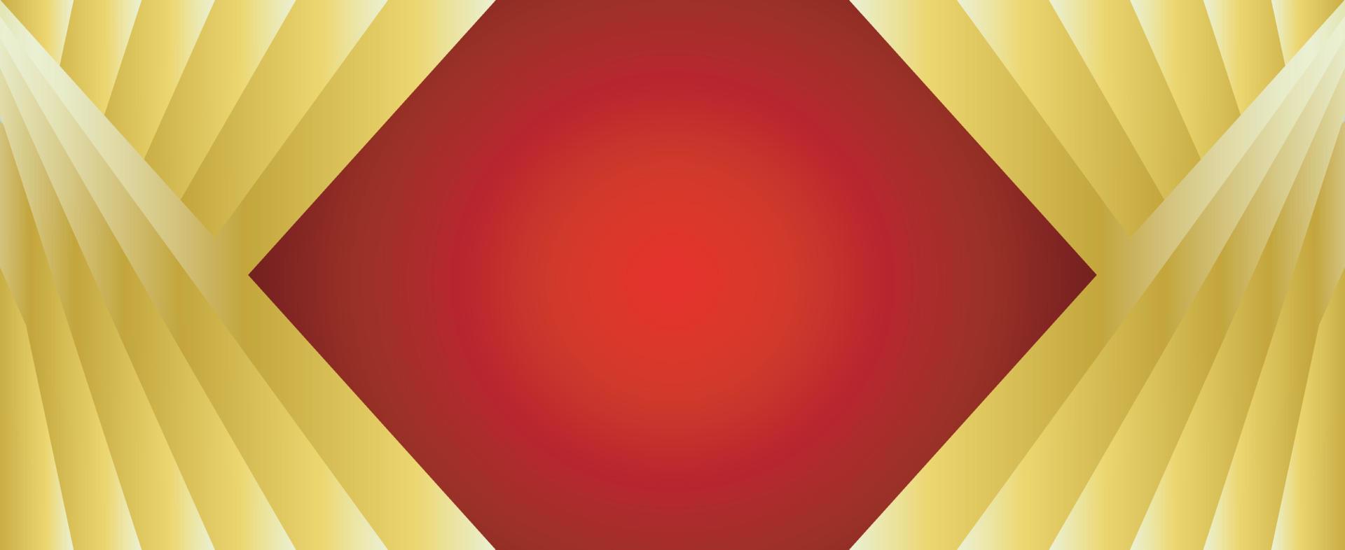 Golden red background vector