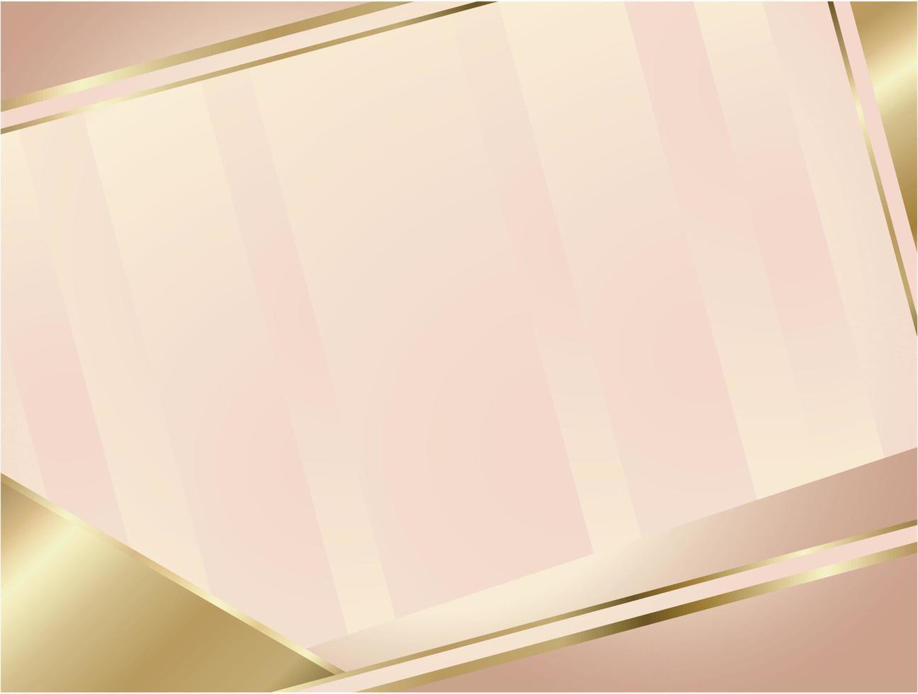 Luxury golden geometric art vector