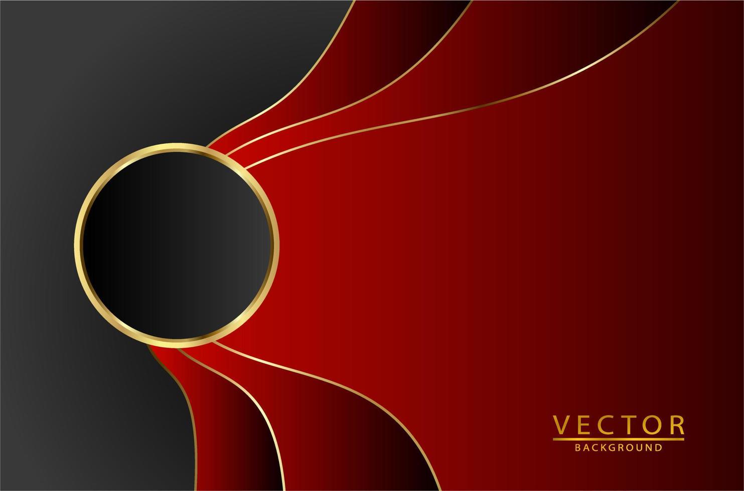 Abstract background with ribbon vector