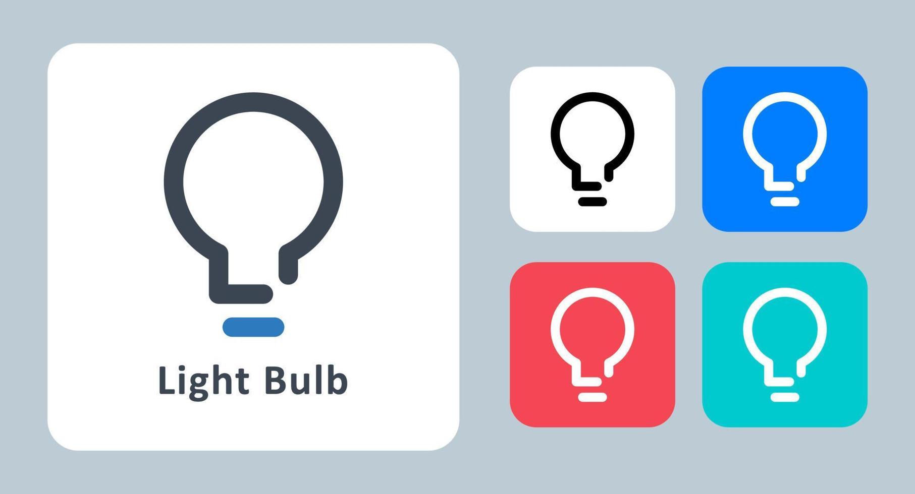 Light bulb icon - vector illustration . Bulb, Idea, Light, Energy, Creative, Creativity, Innovation, Invention, line, outline, flat, icons .