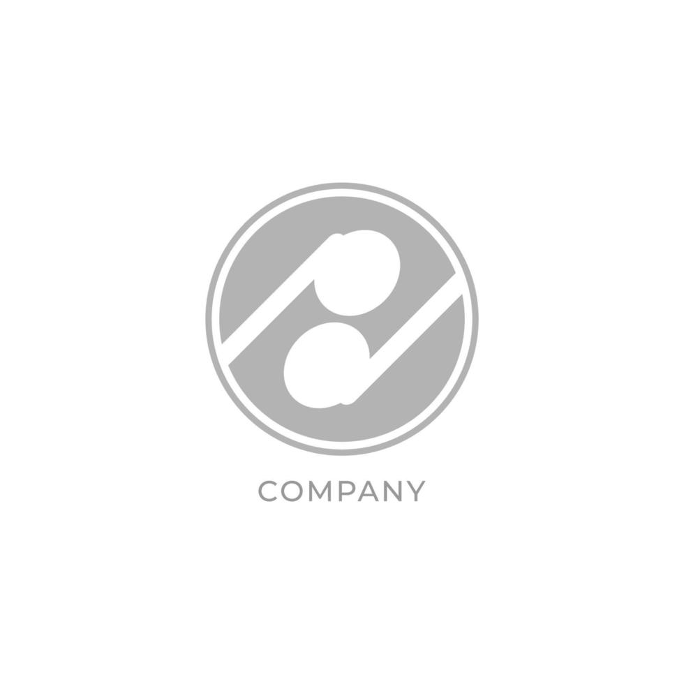 Lowercase Letter pd Alphabet Logo Design Template isolated on white background. White TWS Earphone icon illustrated with Gray Ellipse Shape Element. Pictorial Monogram logotype, Simple Logo Concept vector