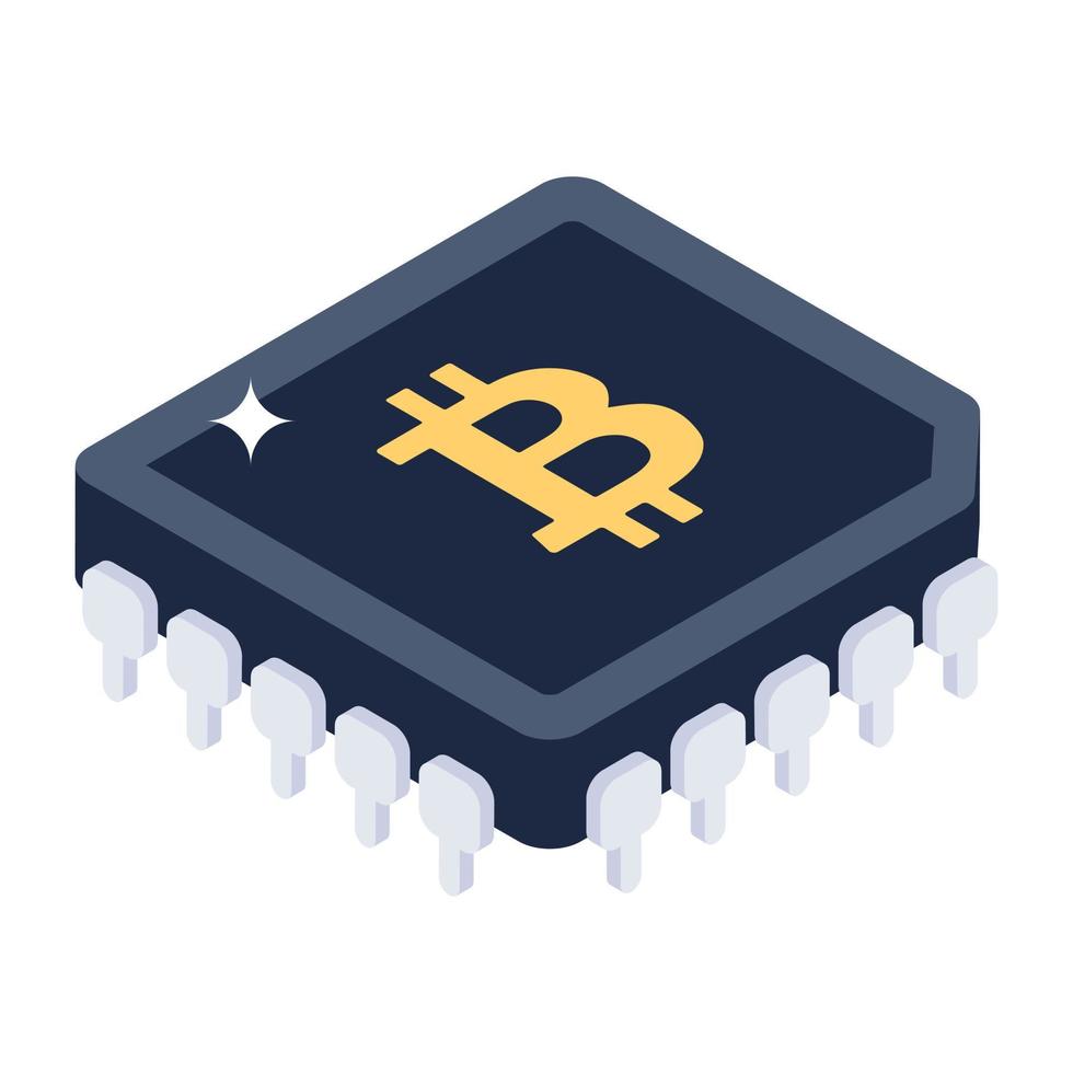 An isometric vector design of CPU mining