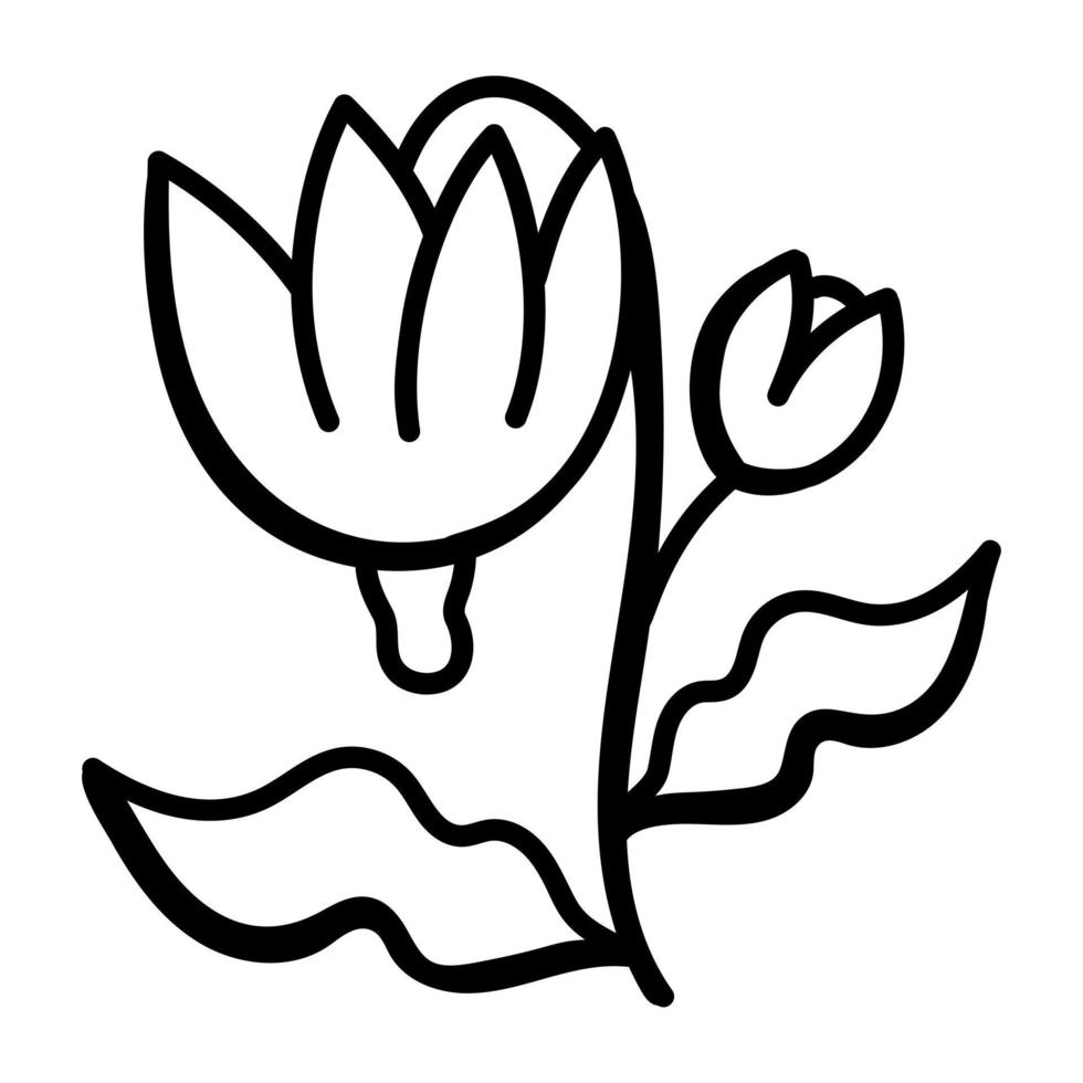 A hand drawn vector denoting flowers 7983143 Vector Art at Vecteezy