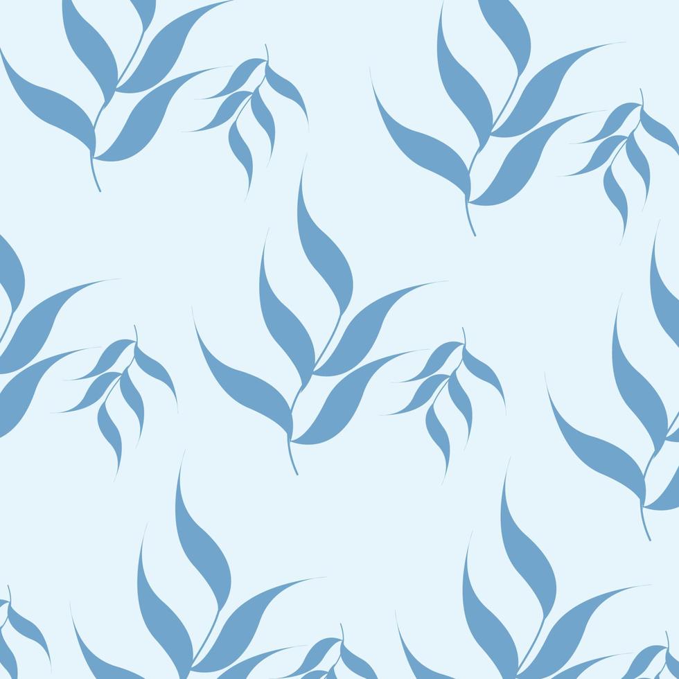 Vector illustration of a flat pattern with simple flowers and leaves. Perfect for decoration.