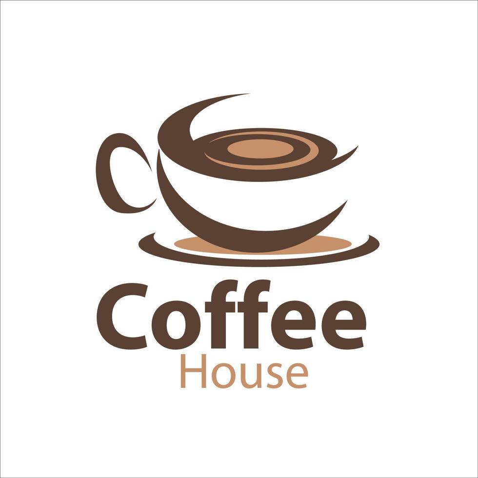 Elegant logo for your coffee shop vector