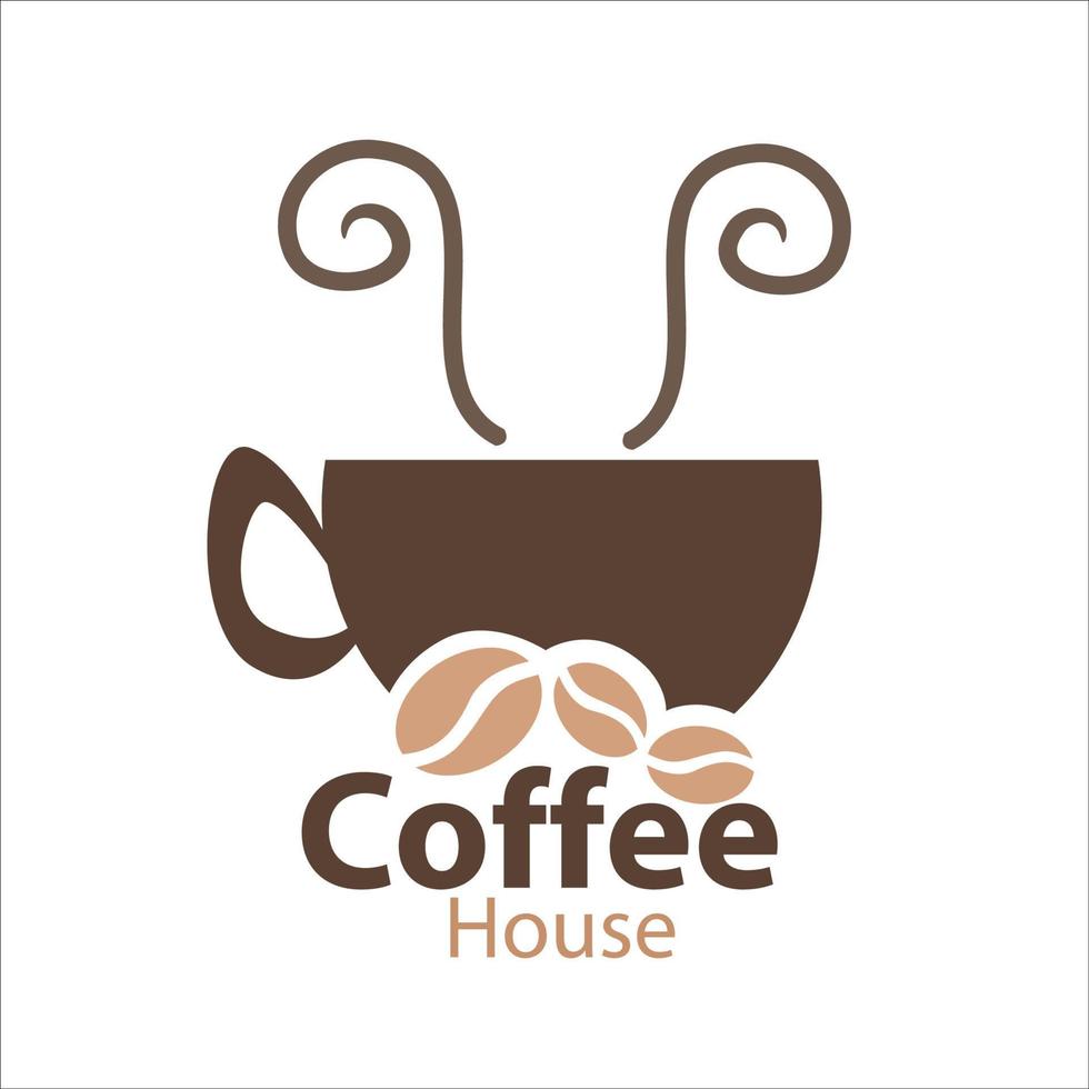 Elegant logo for your coffee shop vector