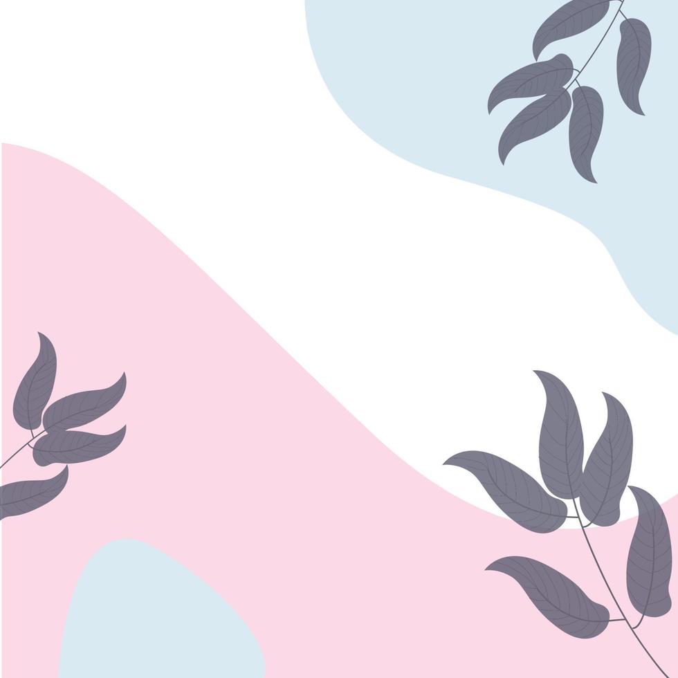 Abstract modern background with brown leaves colors vector